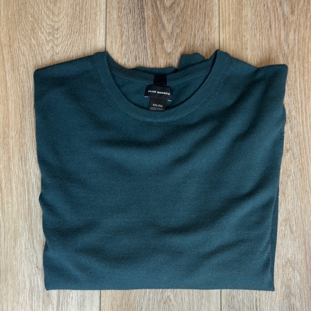 Club Monaco Green Crewneck Sweater